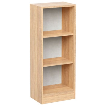 Etajera pentru birou cu 3 rafturi, 40x28x106 cm, Arly, PAL Stejar Sonoma Etajera pentru birou cu 3 rafturi, 40x28x106 cm, Arly, PAL Stejar Sonoma