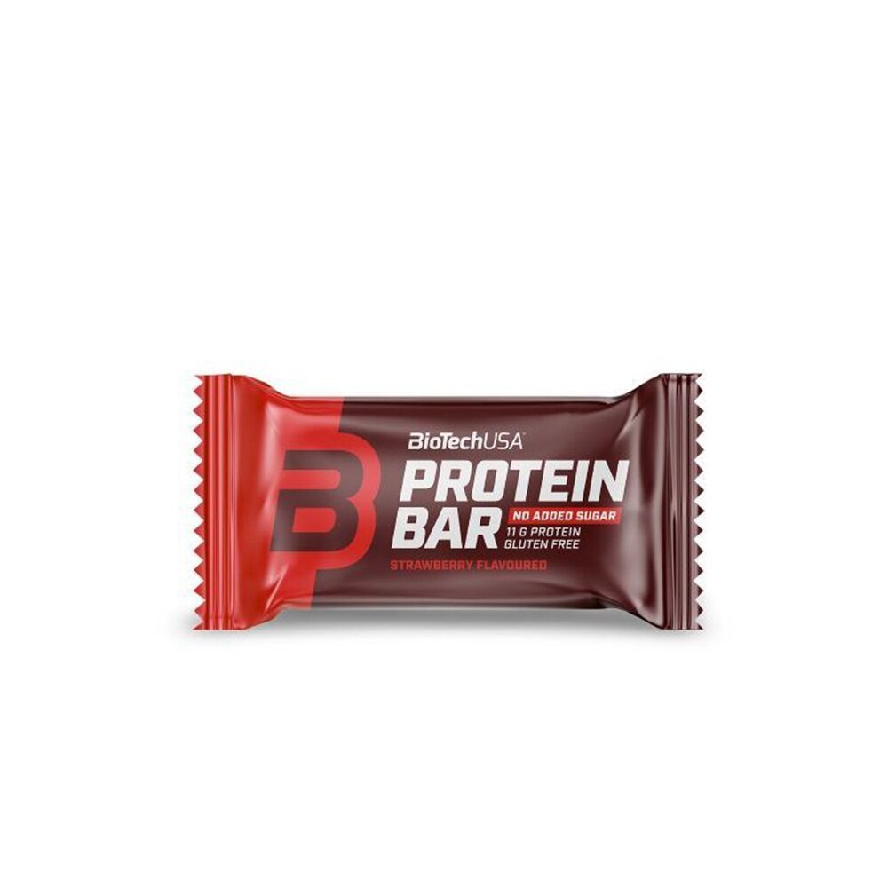 Baton Proteic, Biotech Usa, Protein Bar cu aroma de Capsuni, 35 grame