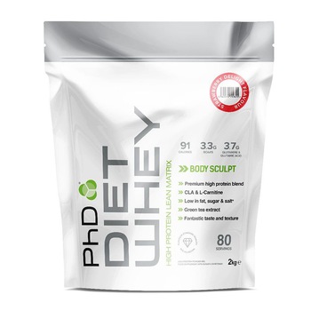 Pudra proteica Diet Whey Protein PhD Capsuni 2kg Pudra proteica Diet Whey Protein PhD Capsuni 2kg