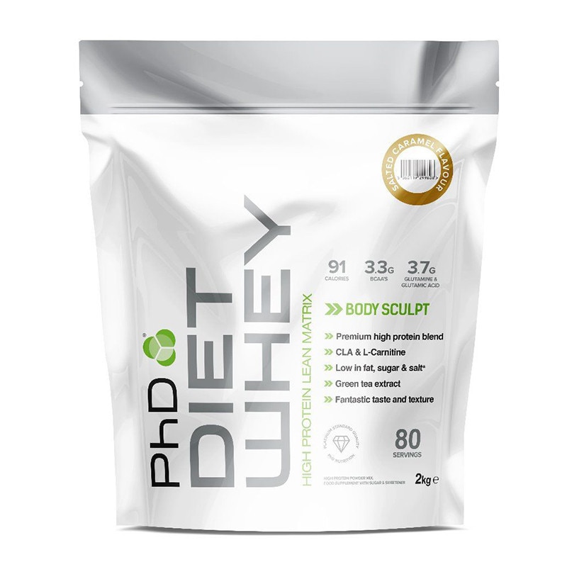 Pudra proteica Diet Whey Protein PhD Caramel Sarat 2kg