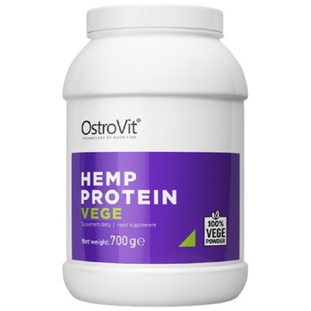 Supliment alimentar cu proteina din canepa, OstroVit, 700 gr Supliment alimentar cu proteina din canepa, OstroVit, 700 gr