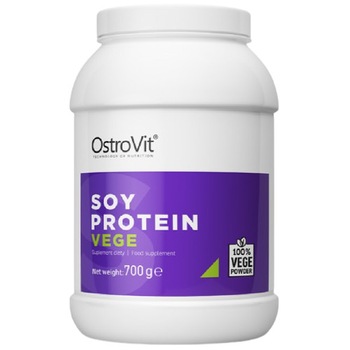 Supliment alimentar cu proteina din soia, 100% vegan, OstroVit, 700 gr Supliment alimentar cu proteina din soia, 100% vegan, OstroVit, 700 gr