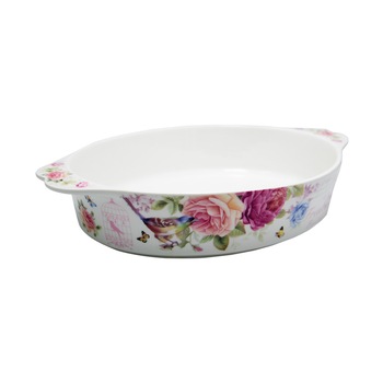 Platou Spring Flowers, Portelan, 30x21x6.5 Platou Spring Flowers, Portelan, 30x21x6.5