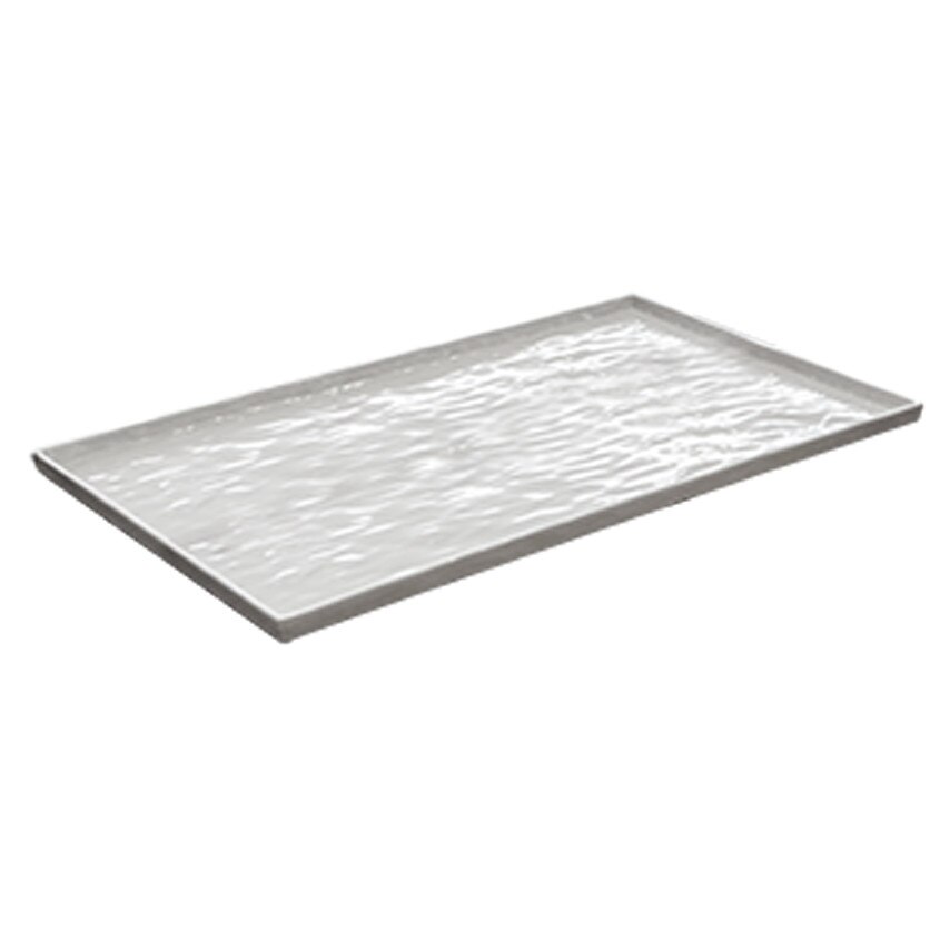 Tava servire dreptunghiulara melamina RAKI 32 5x17 7x1cm alba