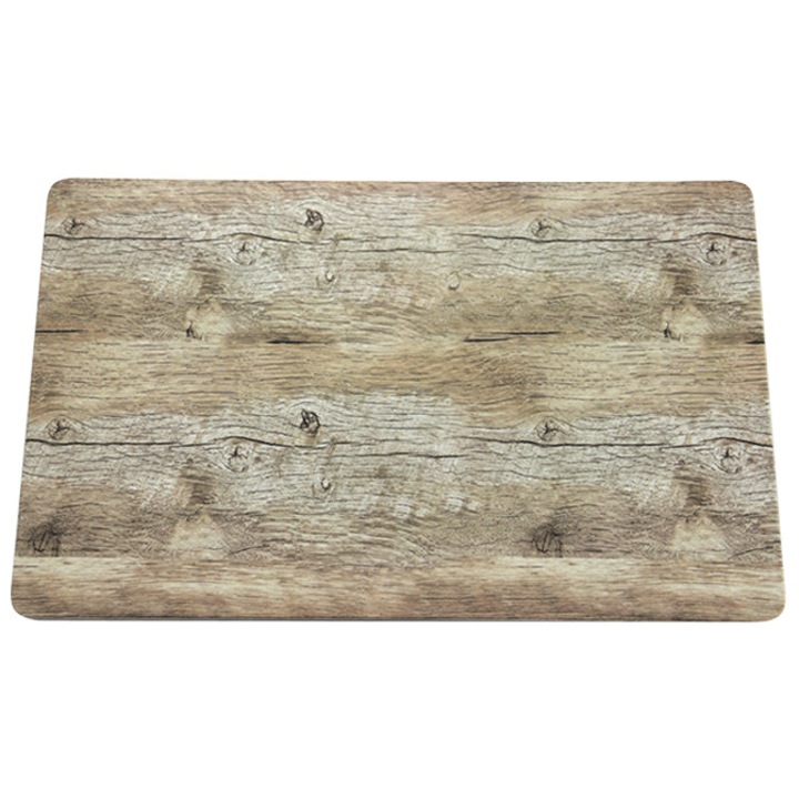 Platou servire melamina Culinaro imitatie lemn GN-1x2 26,5x32,5cm