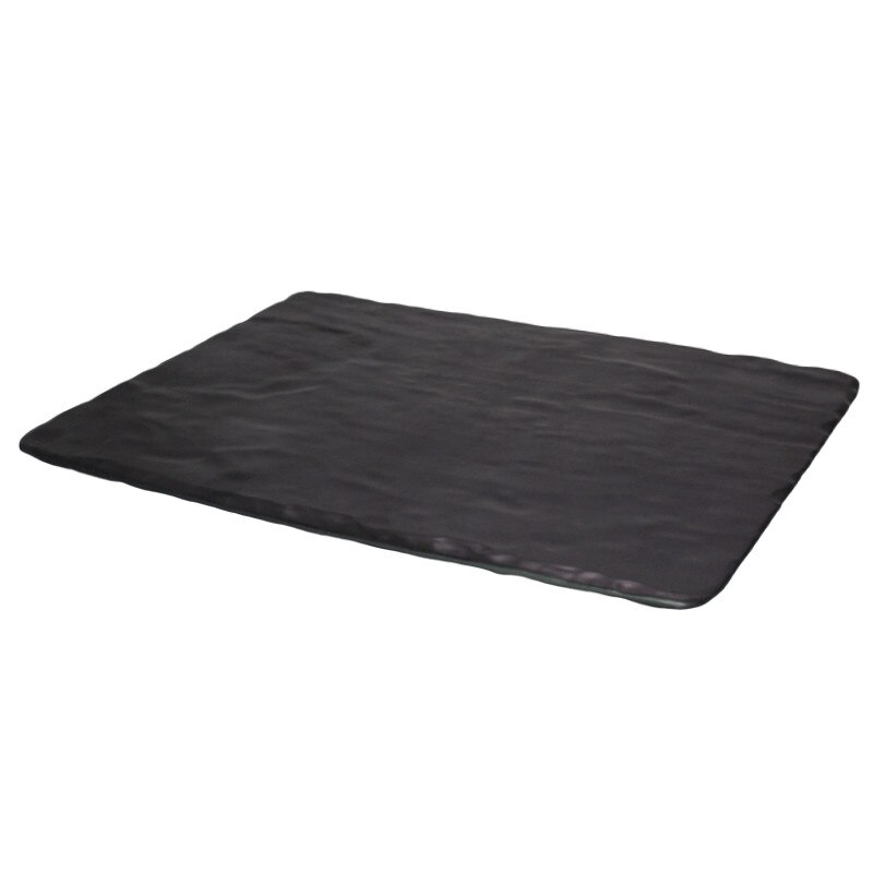 Platou dreptunghiular melamina Culinaro 16,5x30 cm aspect ardezie neagra