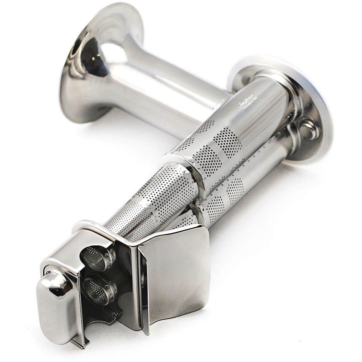 Sita grosiera din otel inoxidabil de tip 316, compatibila cu toate modelele de storcatoare Angel Juicer, Gri