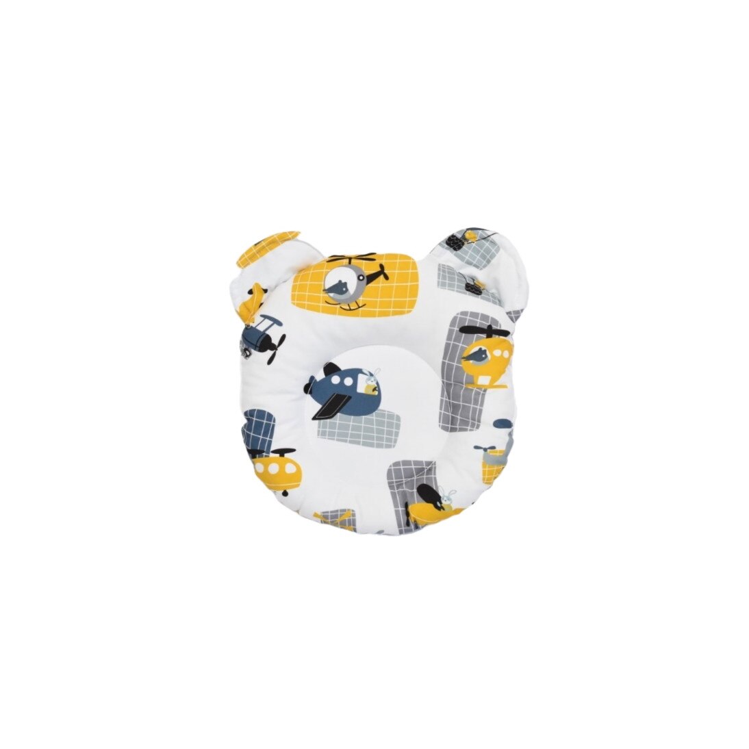 Pernuta semiplata rotunda forma ursulet model elicoptere 30x30 cm