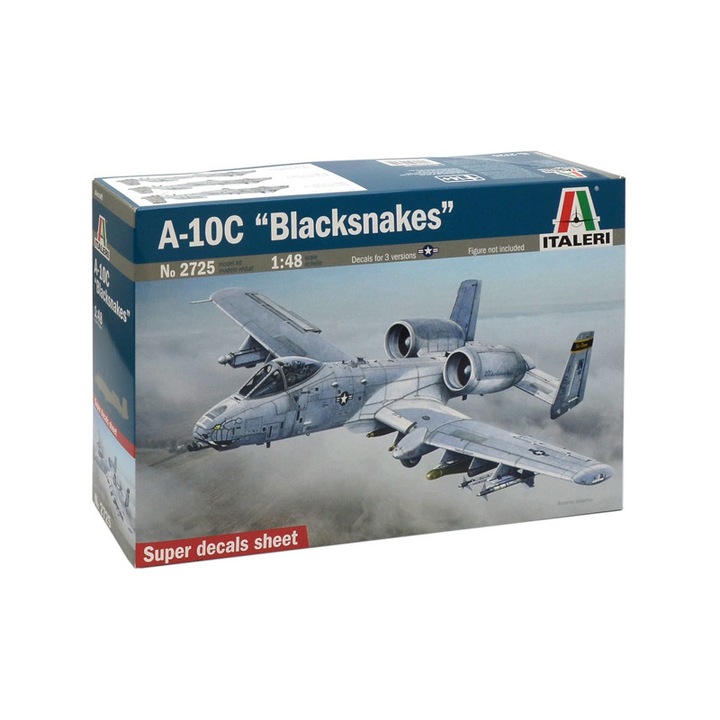 Italeri Fairchild A-10 C Thunderbolt "Blacksnakes" repülőgépmodell 1:48 ITA 2725