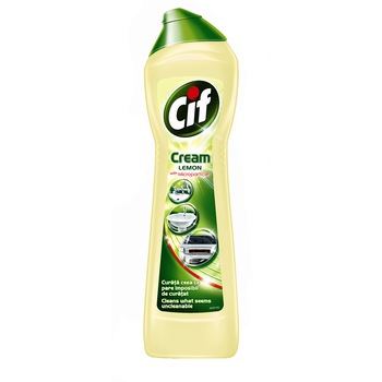 Crema suprafete Cif Lemon 500 ml Crema suprafete Cif Lemon 500 ml