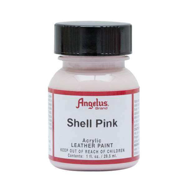 Vopsea acrilica Shell Pink pentru piele, Angelus Standard 29,5ml