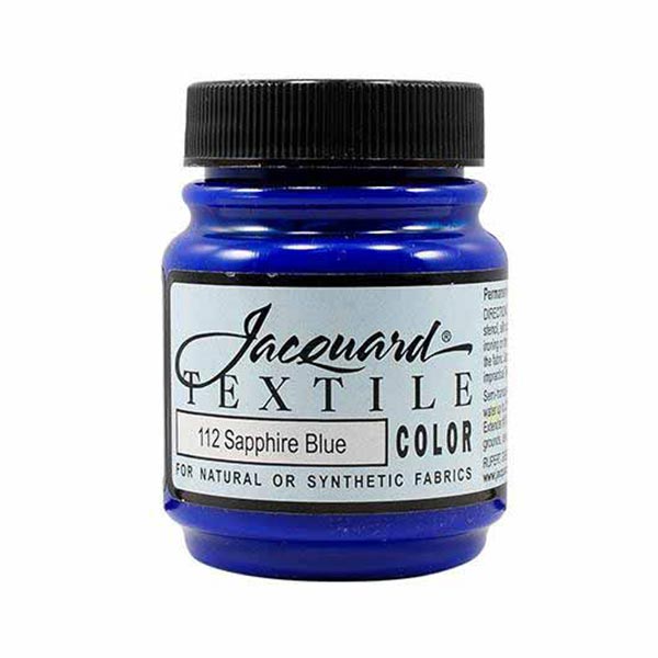 Vopsea pentru materiale textile Jacquard Textile Color, 67 ml, Sapphire Blue