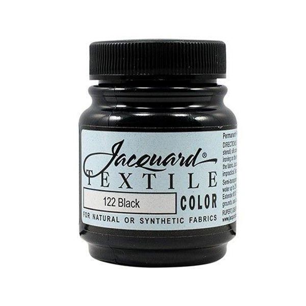 Vopsea pentru materiale textile Jacquard Textile Color, 67 ml, Black