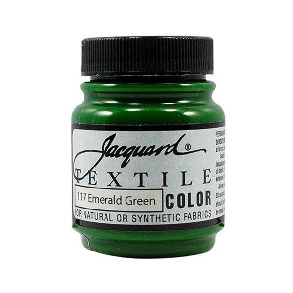 Vopsea pentru materiale textile Jacquard Textile Color, 67 ml, Emerald Green