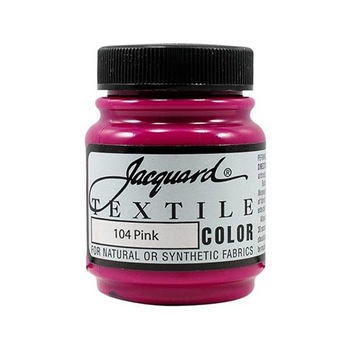 Vopsea pentru materiale textile Jacquard Textile Color, 67 ml, Pink Vopsea pentru materiale textile Jacquard Textile Color, 67 ml, Pink