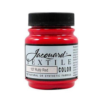 Vopsea pentru materiale textile Jacquard Textile Color, 67 ml, Ruby Red Vopsea pentru materiale textile Jacquard Textile Color, 67 ml, Ruby Red