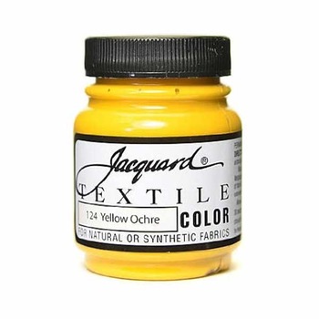 Vopsea pentru materiale textile Jacquard Textile Color, 67 ml, Yellow Ochre Vopsea pentru materiale textile Jacquard Textile Color, 67 ml, Yellow Ochre