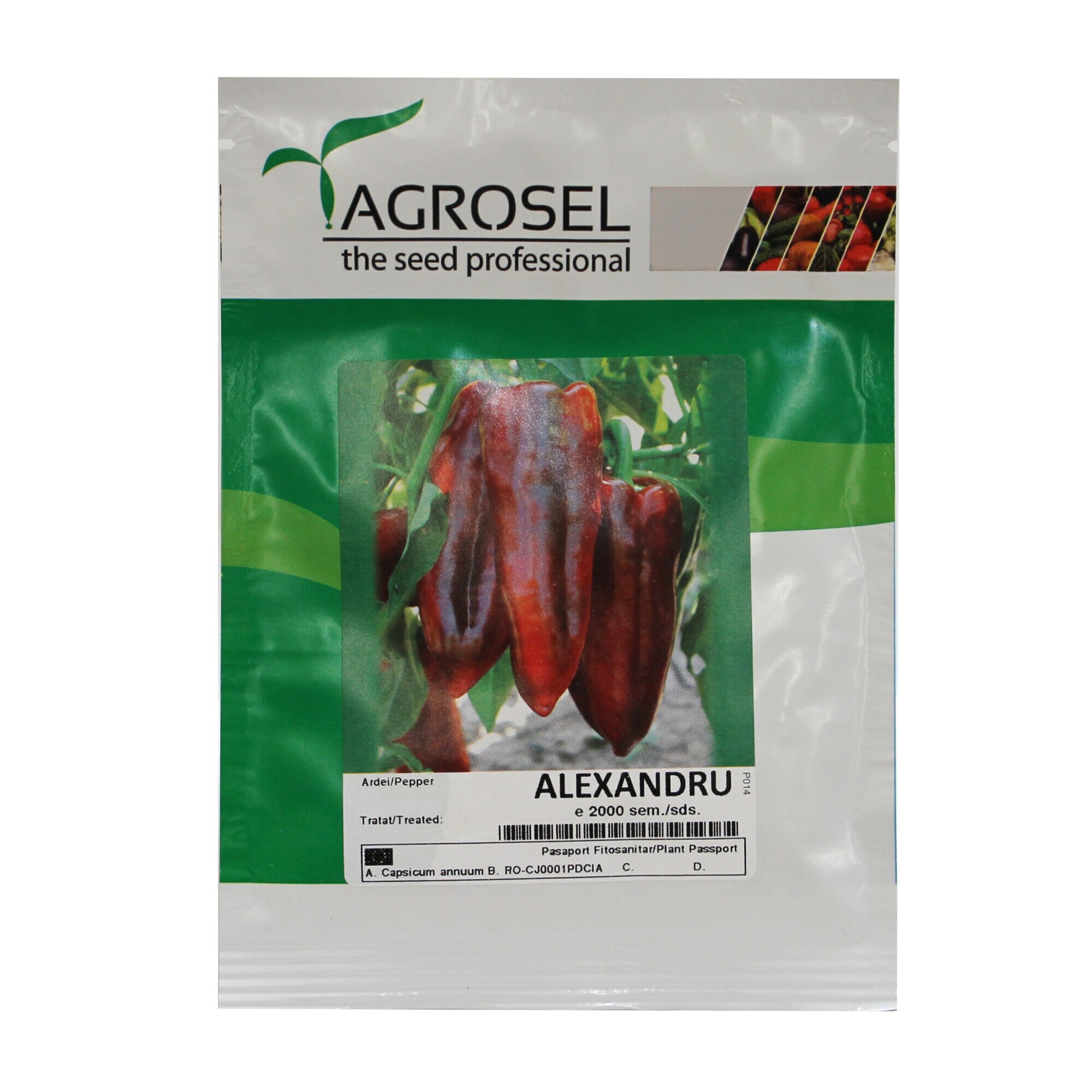 Seminte Ardei lung Alexandru, AGROSEL, 2000 seminte