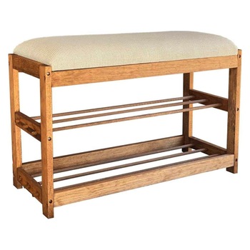 Canapea bancheta cu suport pantofi, 45x70x30 cm, lemn Canapea bancheta cu suport pantofi, 45x70x30 cm, lemn