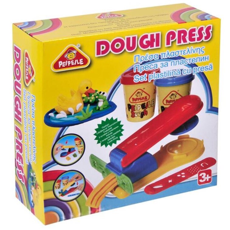 Set plastilina cu presa, + 3 ani
