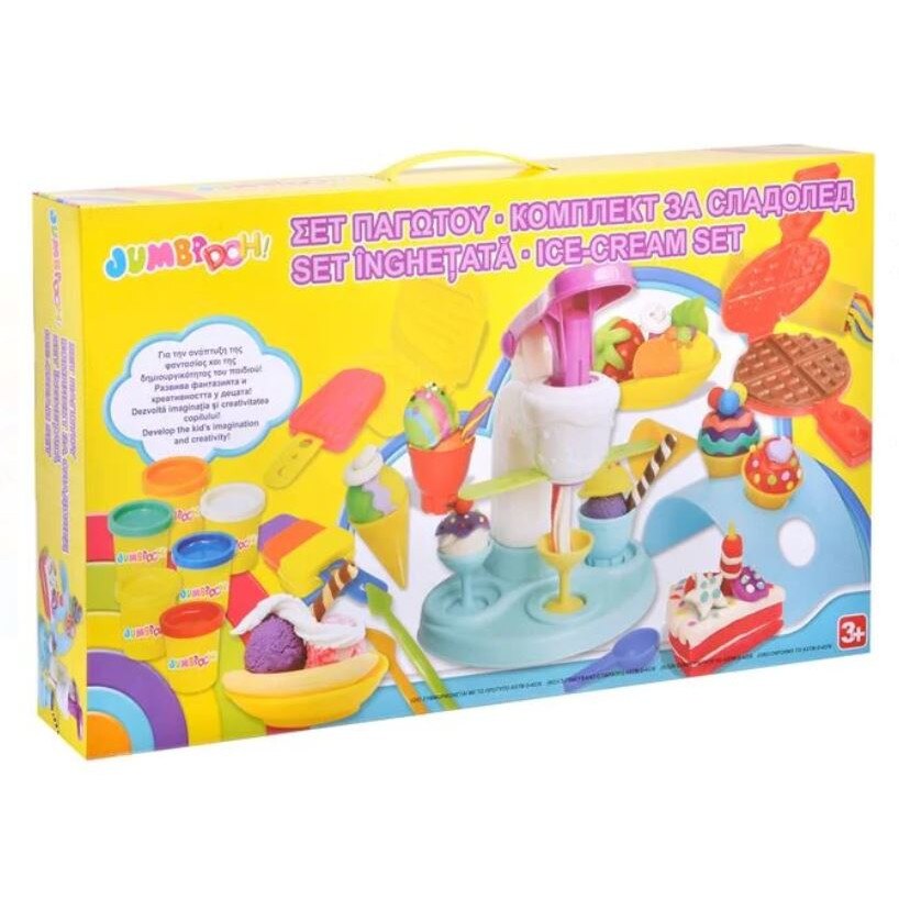 Set plastilina accesorii inghetata, 3 ani +