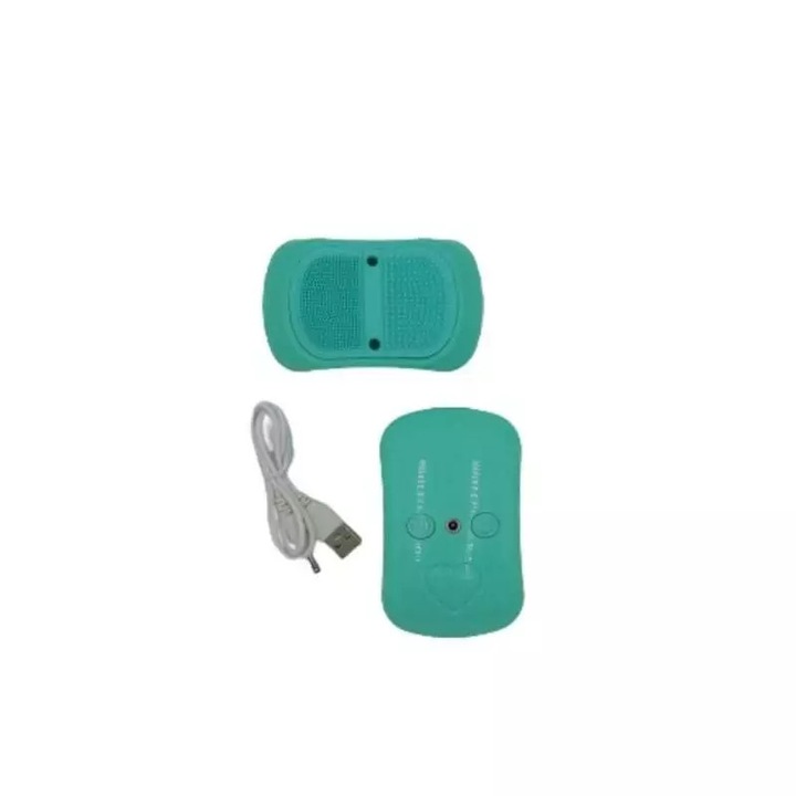 Aparat multifunctional SIKS® pentru scalp si ten, portabil, incarcare USB, verde menta