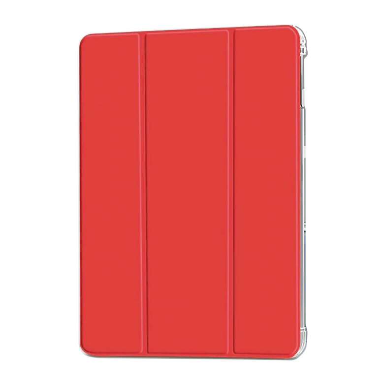 Husa protectie flip cu bumper Anti-fall pentru iPad Mini 1 / 2 / 3, Rosu
