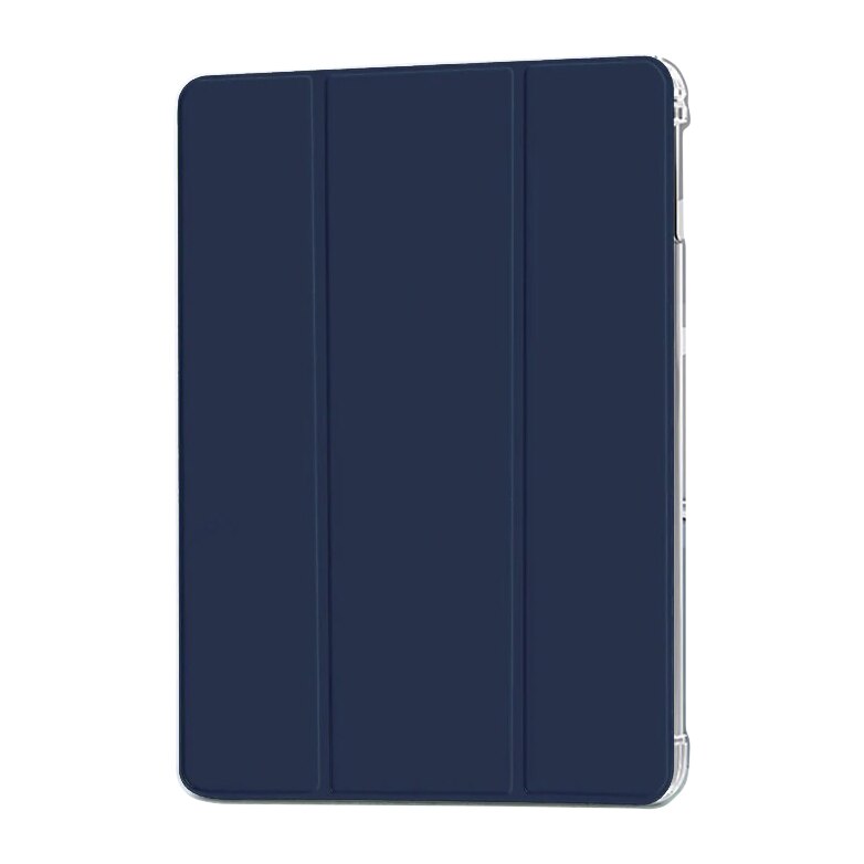 Husa protectie flip cu bumper Anti-fall pentru iPad Air 4 10.9 inch, Navy Blue