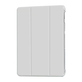 Husa protectie flip cu bumper Anti-fall pentru iPad 2 / 3 / 4, Light Grey Husa protectie flip cu bumper Anti-fall pentru iPad 2 / 3 / 4, Light Grey