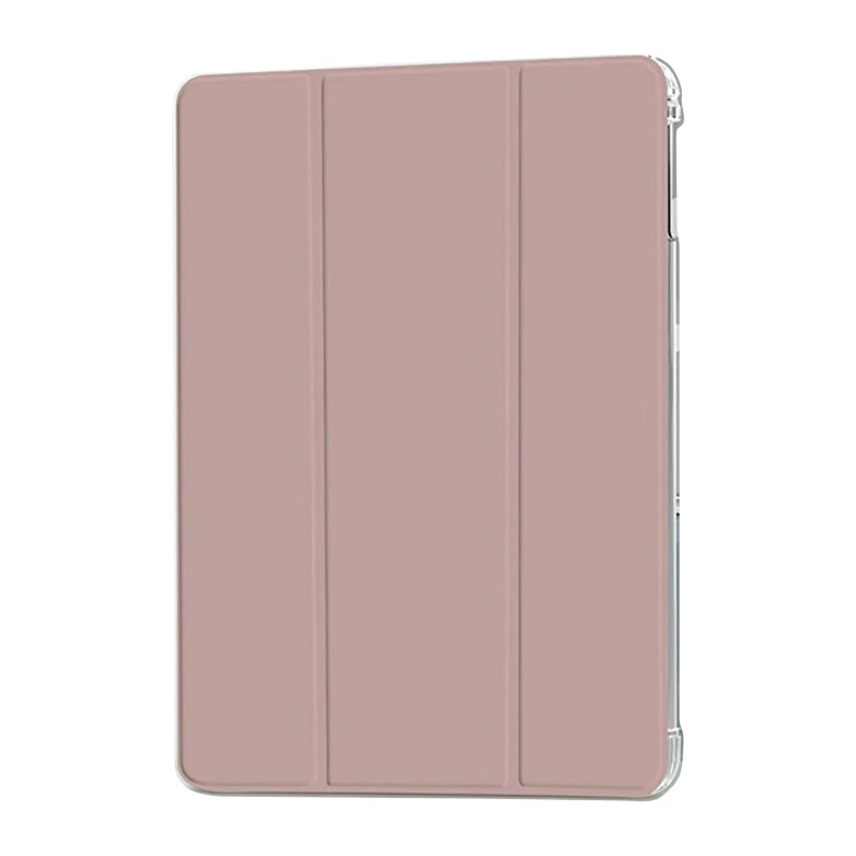 Husa protectie flip cu bumper Anti-fall pentru iPad 2 / 3 / 4, Rose Gold