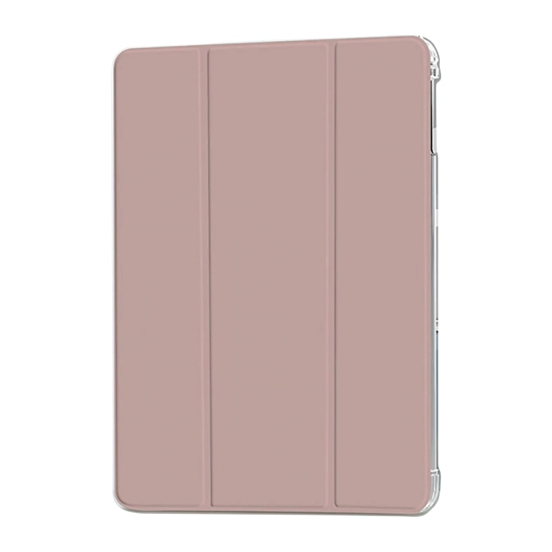 Husa protectie flip cu bumper Anti-fall pentru iPad 10.2 inch 7 / 8, Rose Gold