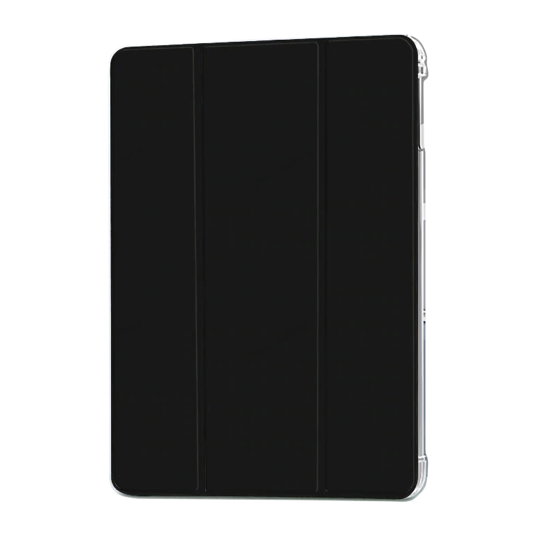 Husa protectie flip cu bumper Anti-fall pentru iPad 10.2 inch 7 / 8, Negru