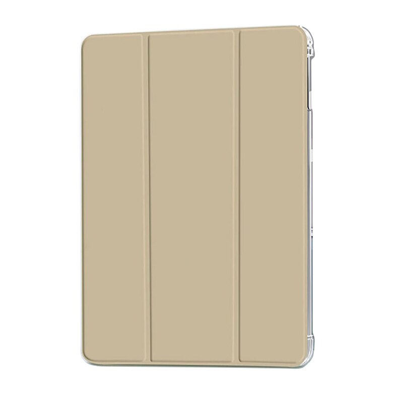 Husa protectie flip cu bumper Anti-fall pentru iPad 10.2 inch 7 / 8, Gold