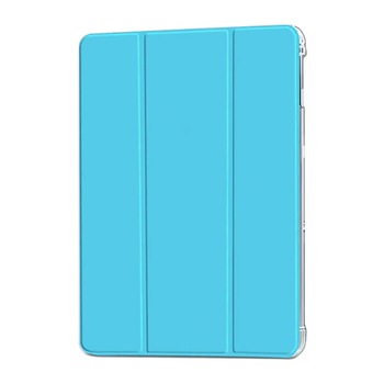 Husa protectie flip cu bumper Anti-fall pentru iPad Mini 4 / 5, Sky Blue Husa protectie flip cu bumper Anti-fall pentru iPad Mini 4 / 5, Sky Blue