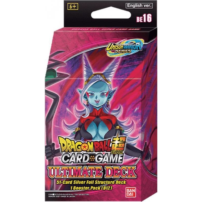 Joc de carti DragonBall Super Card Game Ultimate Deck Unison Warrior BE16, limba engleza, extensie