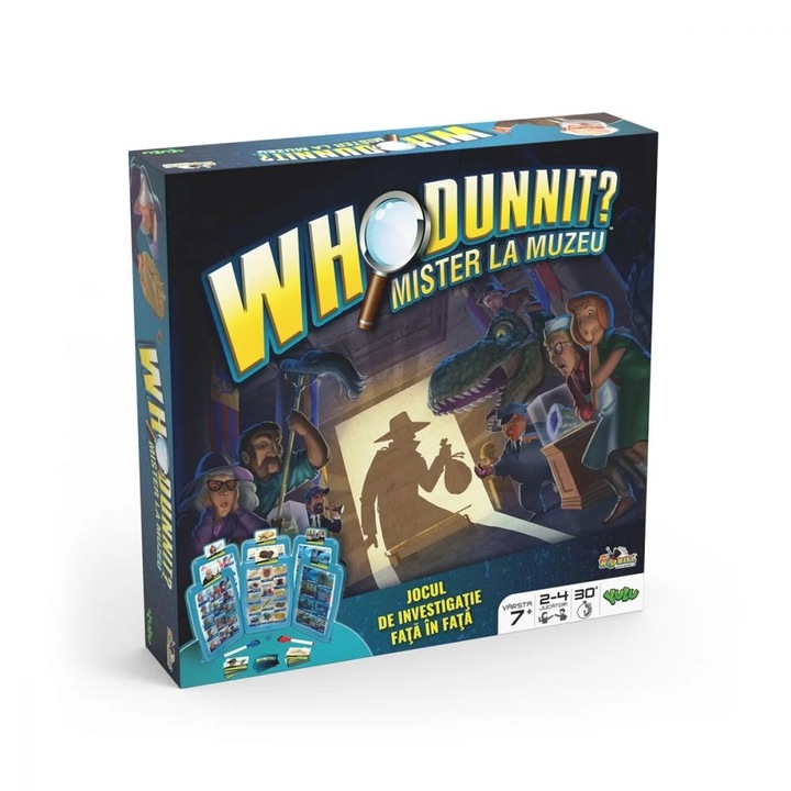 Joc de Societate Noriel Who DunnIt - Mister la muzeu. Descopera Cine Ce Unde