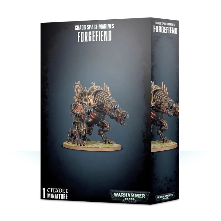 Miniatűr figura készlet, Warhammer40k, Games Workshop, Chaos Space Marines Forgefiend