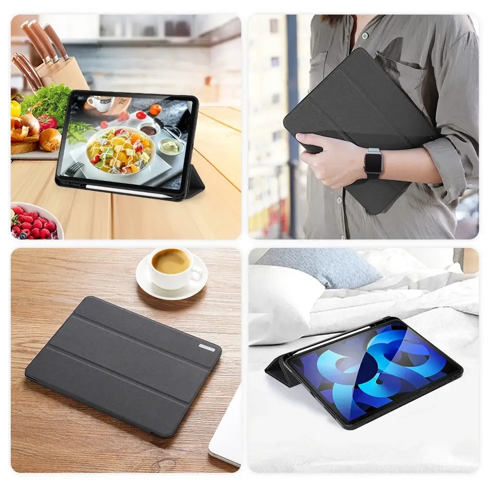 Husa Tableta DuxDucis Apple iPad Air (2022)/Air (2020) Domo Negru