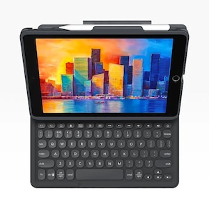 Husa cu tastatura iluminata ZAGG Pro Keys pentru Apple iPad 10.2" (Gen.8)