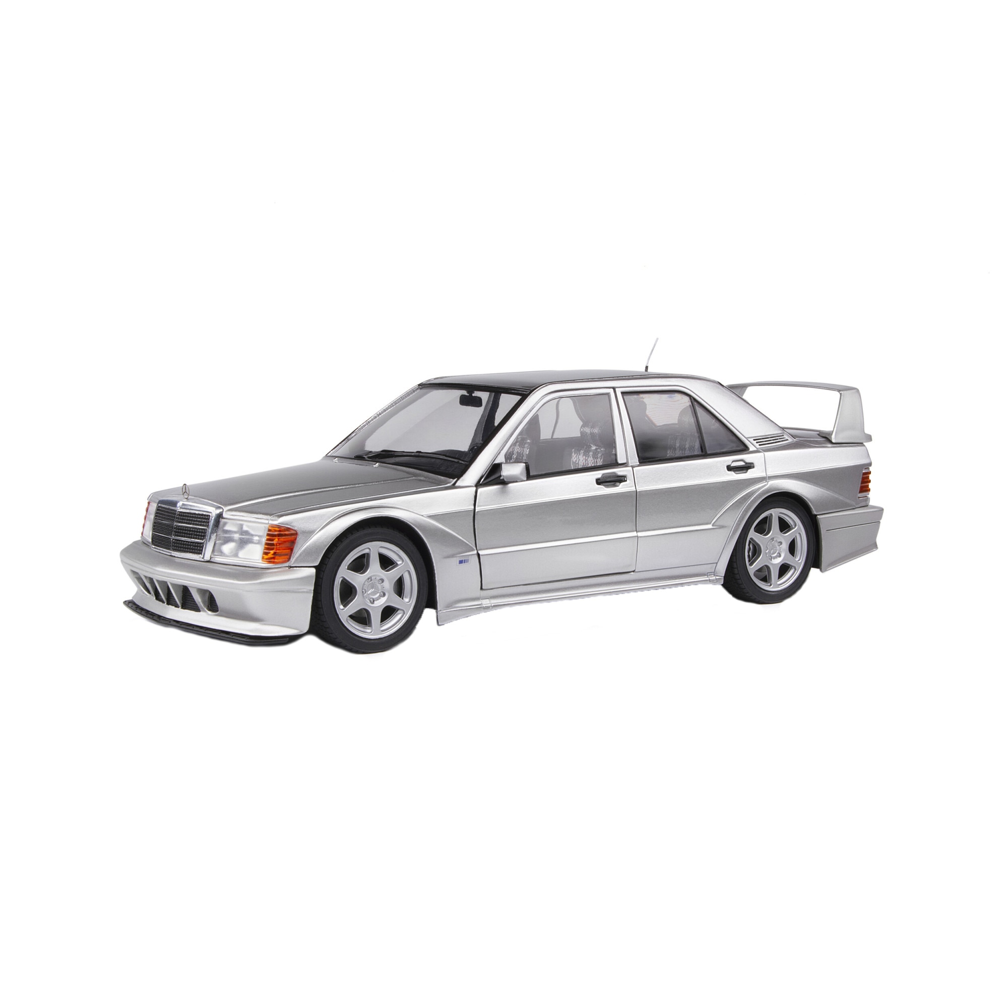 Macheta auto Mercedes Benz 190 Evo II (1990), 1:18, Solido, Gri