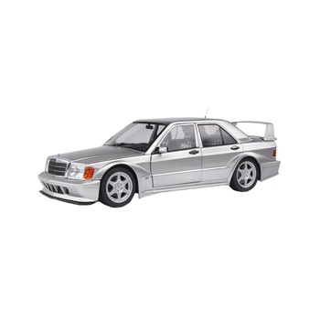 Macheta auto Mercedes Benz 190 Evo II (1990), 1:18, Solido, Gri Macheta auto Mercedes Benz 190 Evo II (1990), 1:18, Solido, Gri