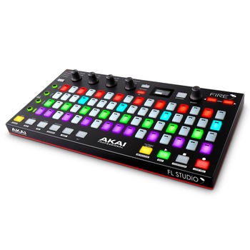 Controller Midi, Akai Fire, 64 paduri, 5 knoburi, cu software in pachet Controller Midi, Akai Fire, 64 paduri, 5 knoburi, cu software in pachet