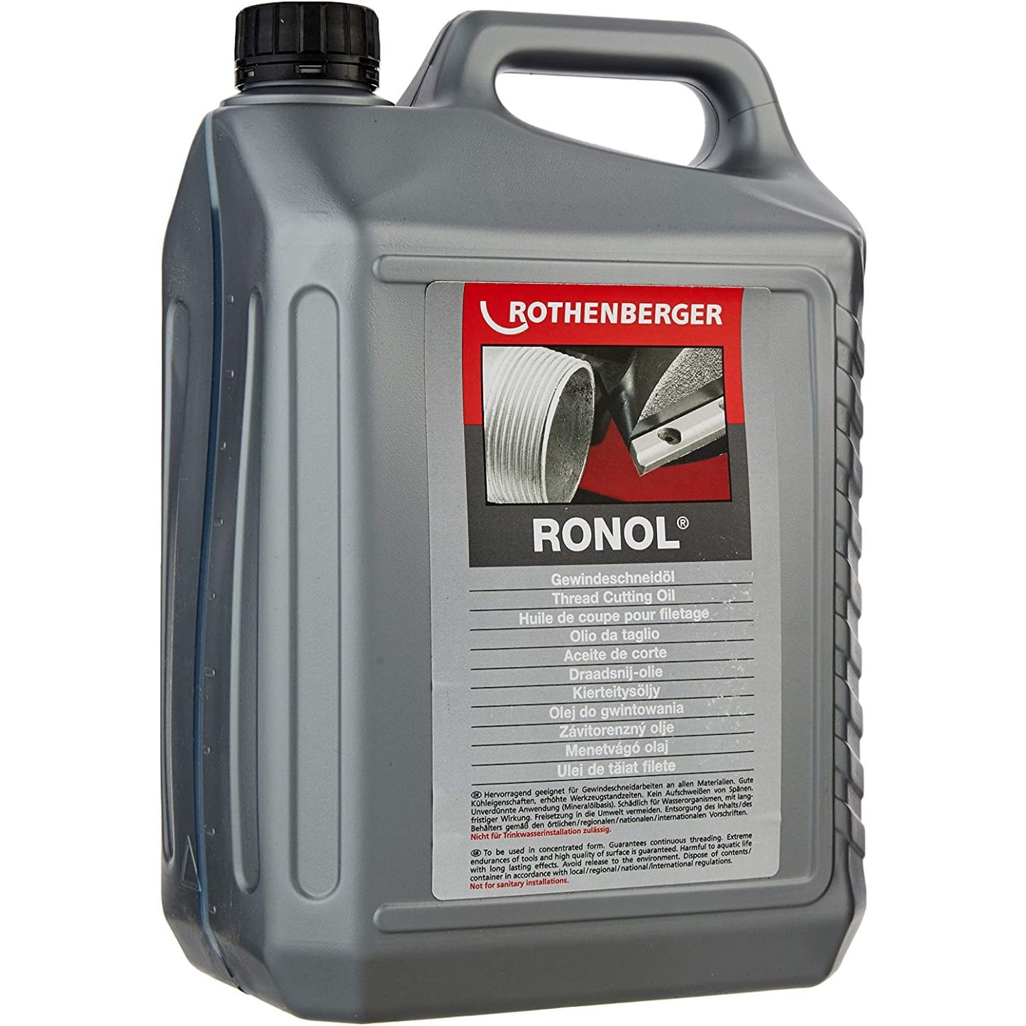 Ulei mineral RONOL pentru taiere filete, bidon 5L, ROTHENBERGER 65010