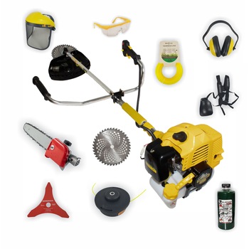 Set Motocoasa benzina Kratos MC4200, 5 CP, 10000 rpm, 52 cc + 10 accesorii Set Motocoasa benzina Kratos MC4200, 5 CP, 10000 rpm, 52 cc + 10 accesorii