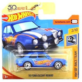 Masina hot wheels 70 FORD ESCORT RS1600 1:64 Masina hot wheels 70 FORD ESCORT RS1600 1:64
