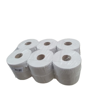 Hartie igienica alba, 400gr, 2 straturi, 12 role/bax, Jumbo Microperforata Hartie igienica alba, 400gr, 2 straturi, 12 role/bax, Jumbo Microperforata