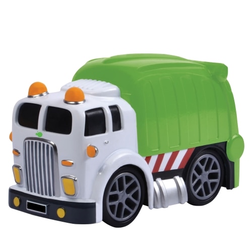 Masina de jucarie Imaginarium Comic-cars! Recycle Truck din metal Die-cast, model amuzant din benzile desenate