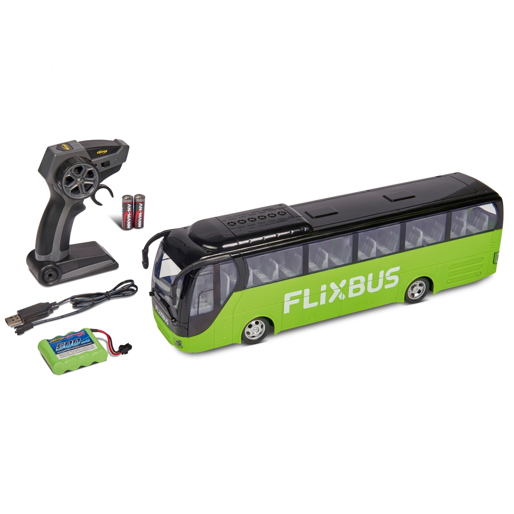 Autobuz cu telecomanda FLIXBUS ,395mm/2,4Ghz,1:24, RTR RC