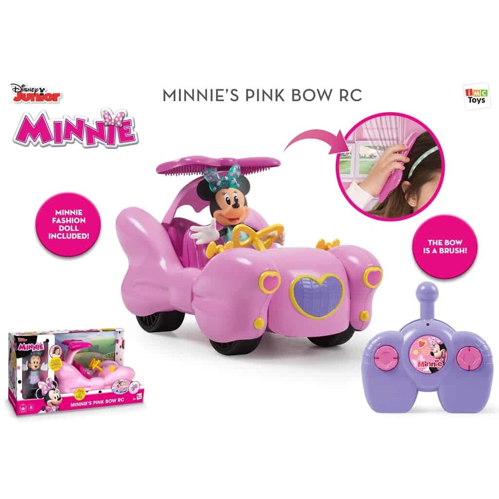 Masinuta Fashion Minnie RC - cu figurina