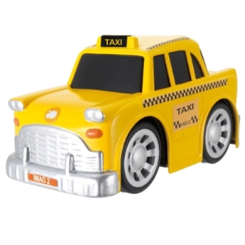 Masina de jucarie Imaginarium Comic-cars! Taxi, din metal Die-cast cu model de benzi desenate